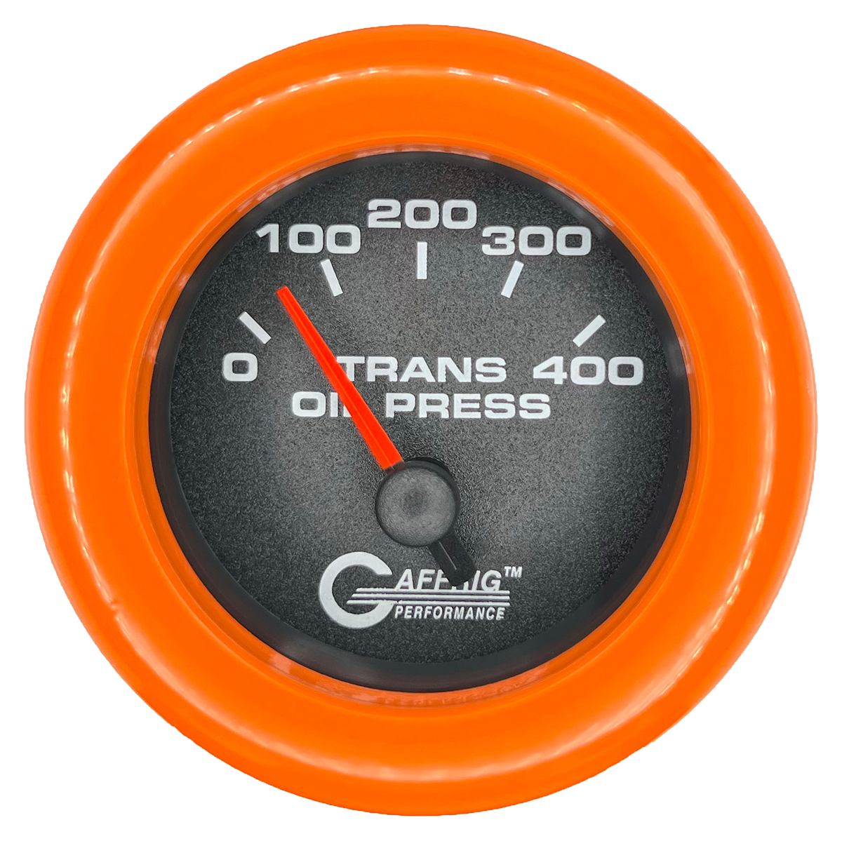 #5029 2 INCH ELECTRIC TRANS. PRESSURE 0-400 PSI Black Orange / Step