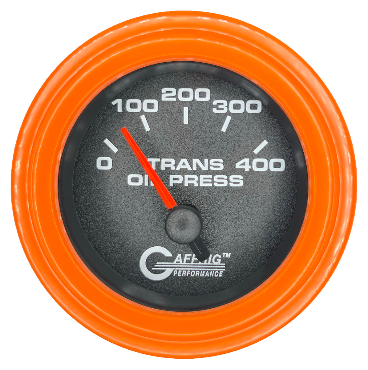 #5029 2 INCH ELECTRIC TRANS. PRESSURE 0-400 PSI Black Orange / Step