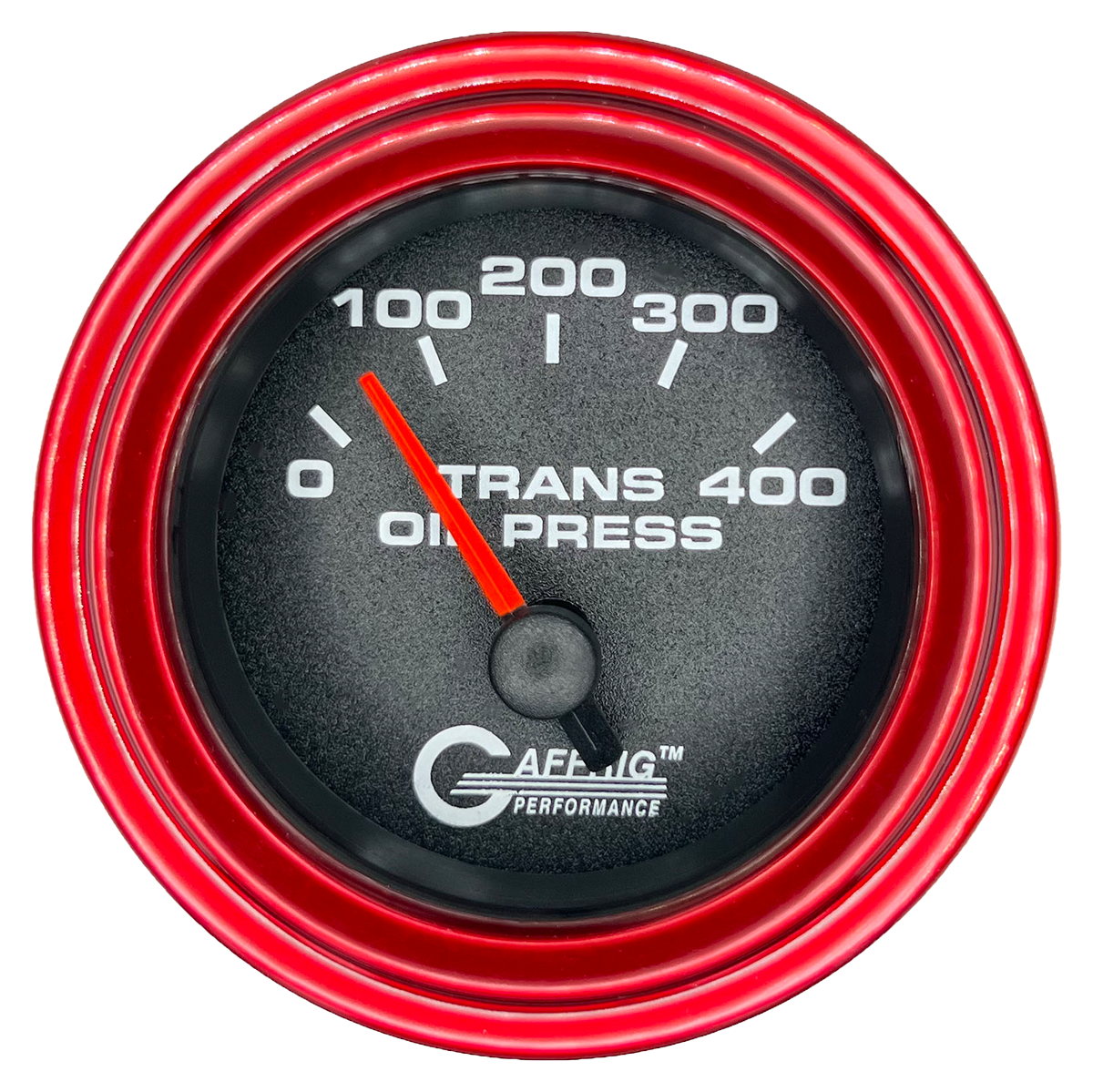 #5029 2 INCH ELECTRIC TRANS. PRESSURE 0-400 PSI Black Red / Step