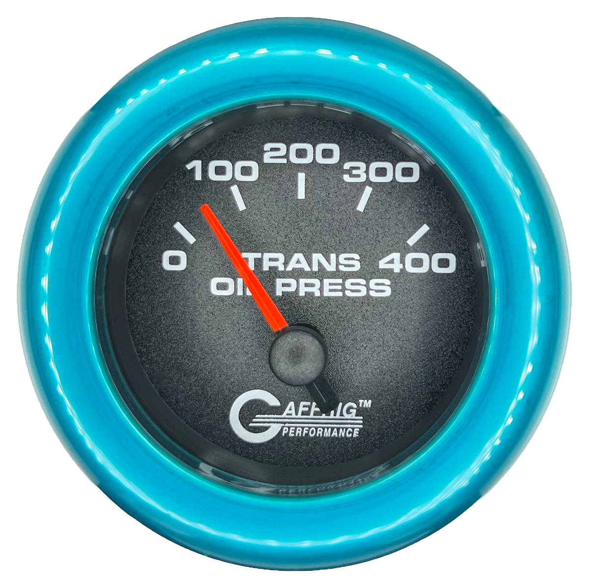 #5029 2 INCH ELECTRIC TRANS. PRESSURE 0-400 PSI Black Teal / Step