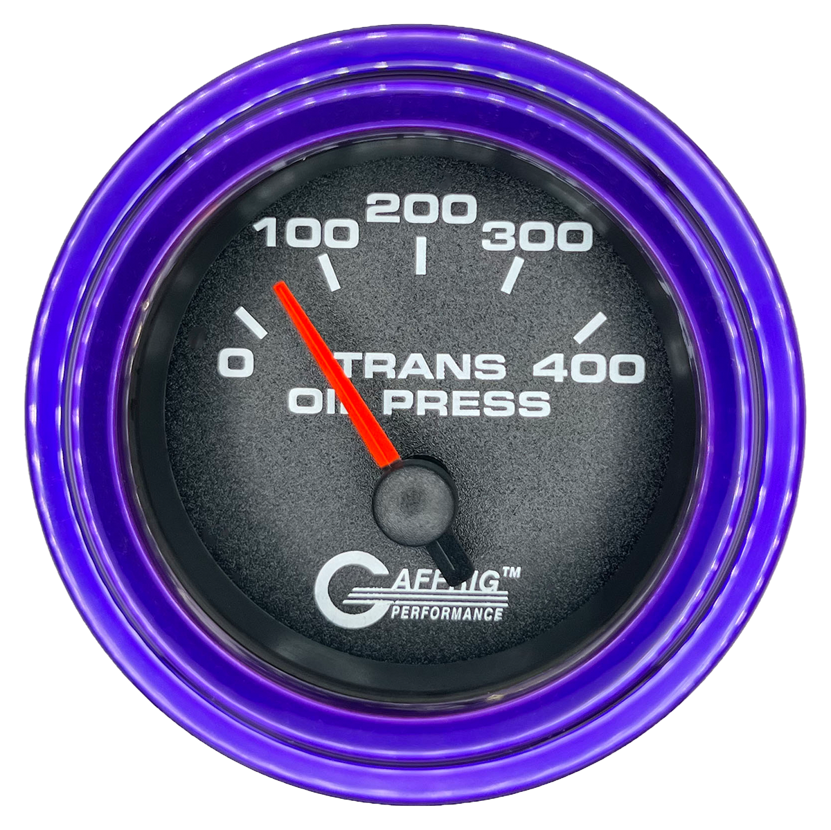 #5029 2 INCH ELECTRIC TRANS. PRESSURE 0-400 PSI Black Purple / Step