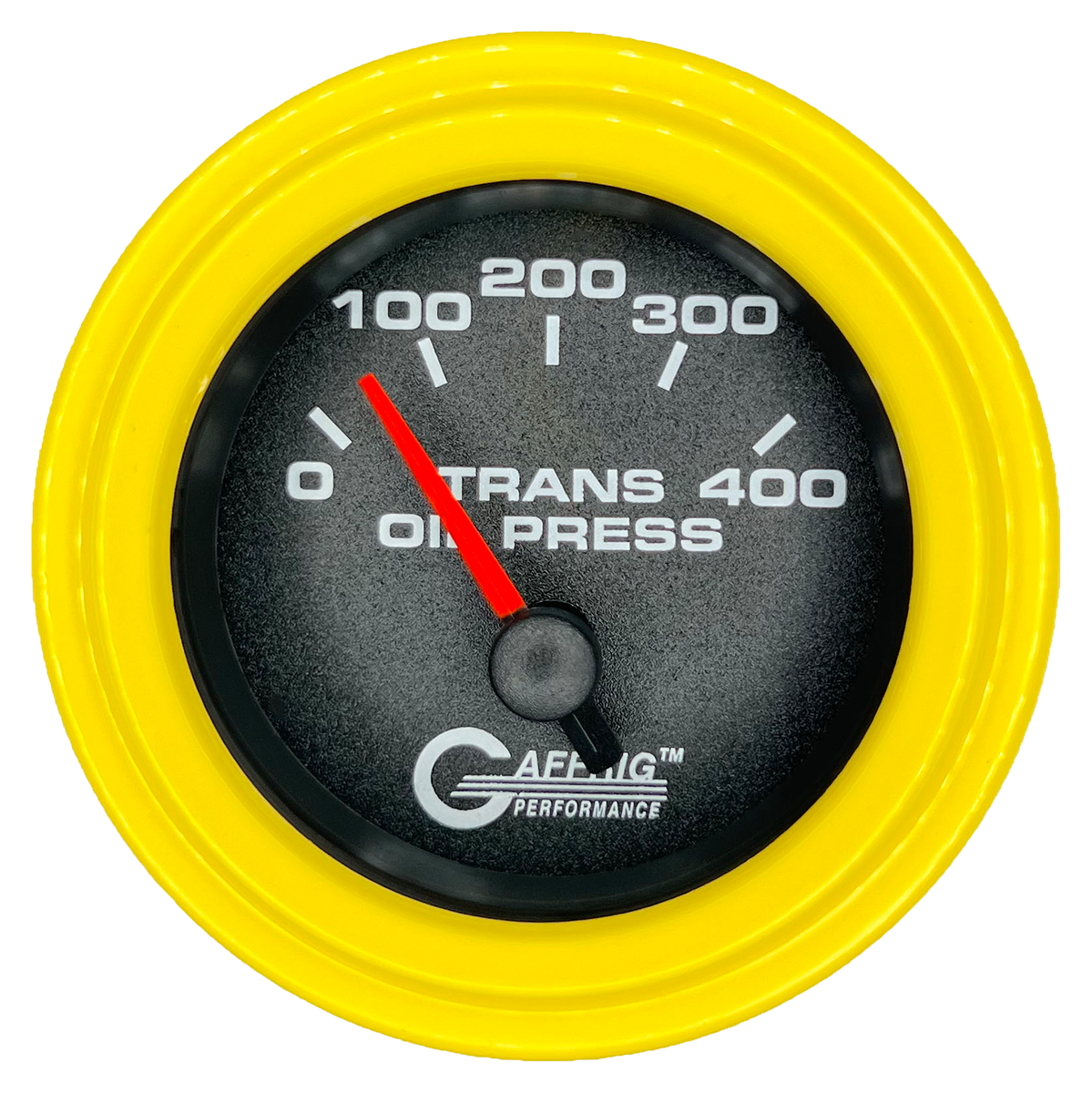 #5029 2 INCH ELECTRIC TRANS. PRESSURE 0-400 PSI Black Yellow / Step