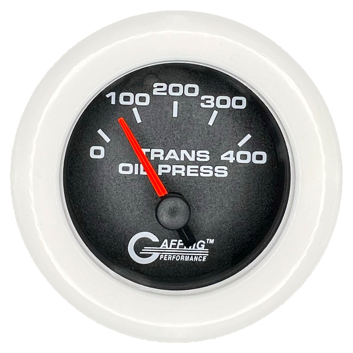 #5029 2 INCH ELECTRIC TRANS. PRESSURE 0-400 PSI Black White / Step