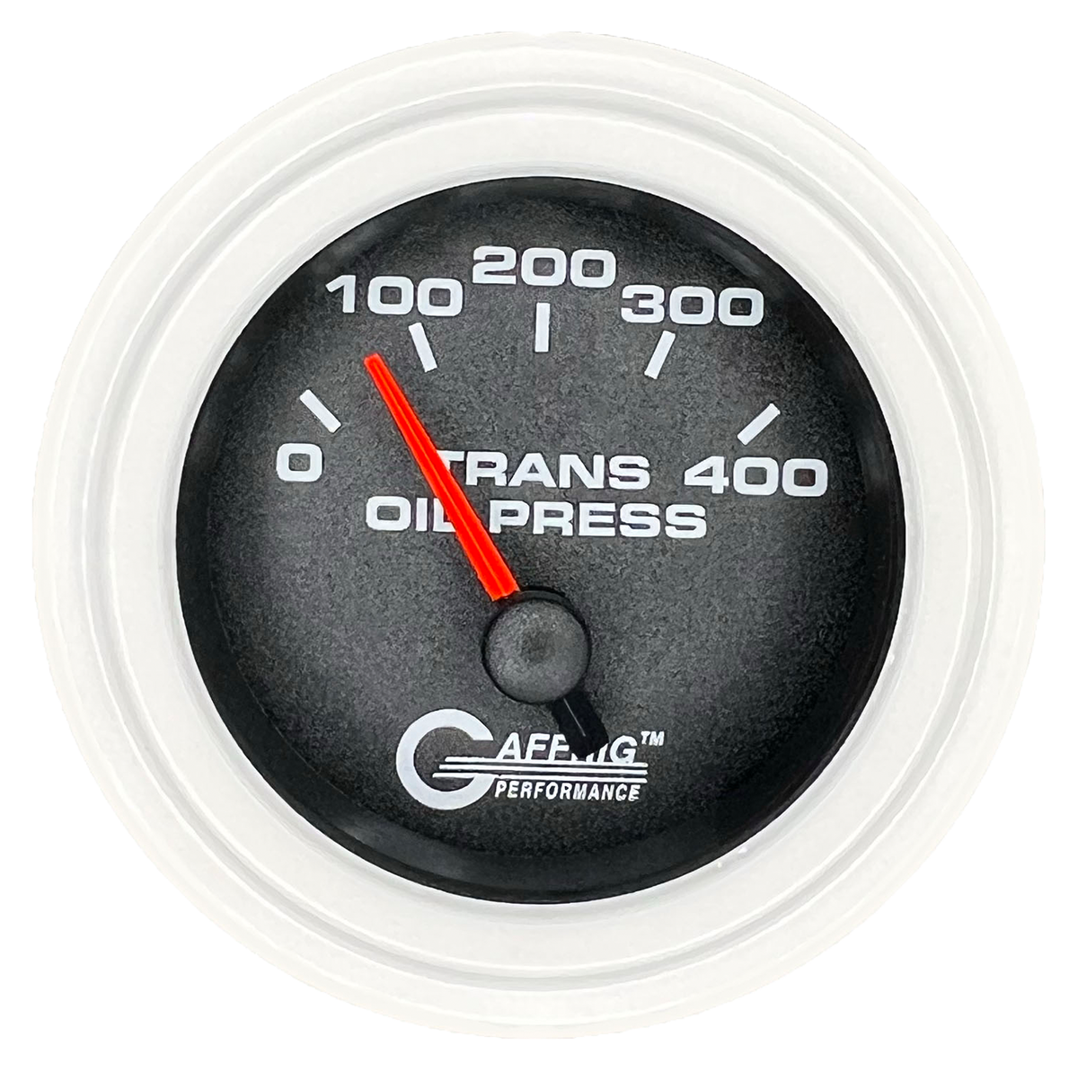 #5029 2 INCH ELECTRIC TRANS. PRESSURE 0-400 PSI Black White / Step