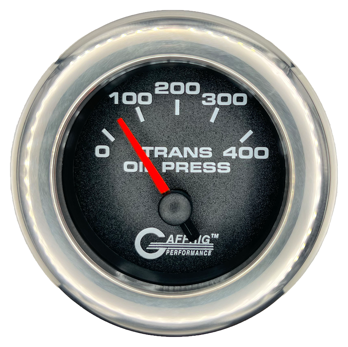 #5029 2 INCH ELECTRIC TRANS. PRESSURE 0-400 PSI Black Chrome / Step