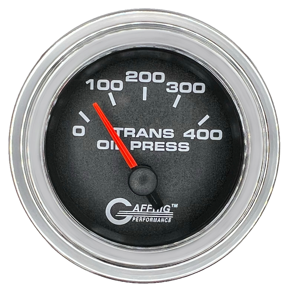 #5029 2 INCH ELECTRIC TRANS. PRESSURE 0-400 PSI Black Chrome / Step