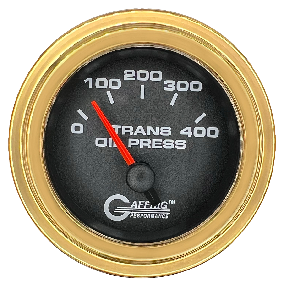 #5029 2 INCH ELECTRIC TRANS. PRESSURE 0-400 PSI Black Gold / Step
