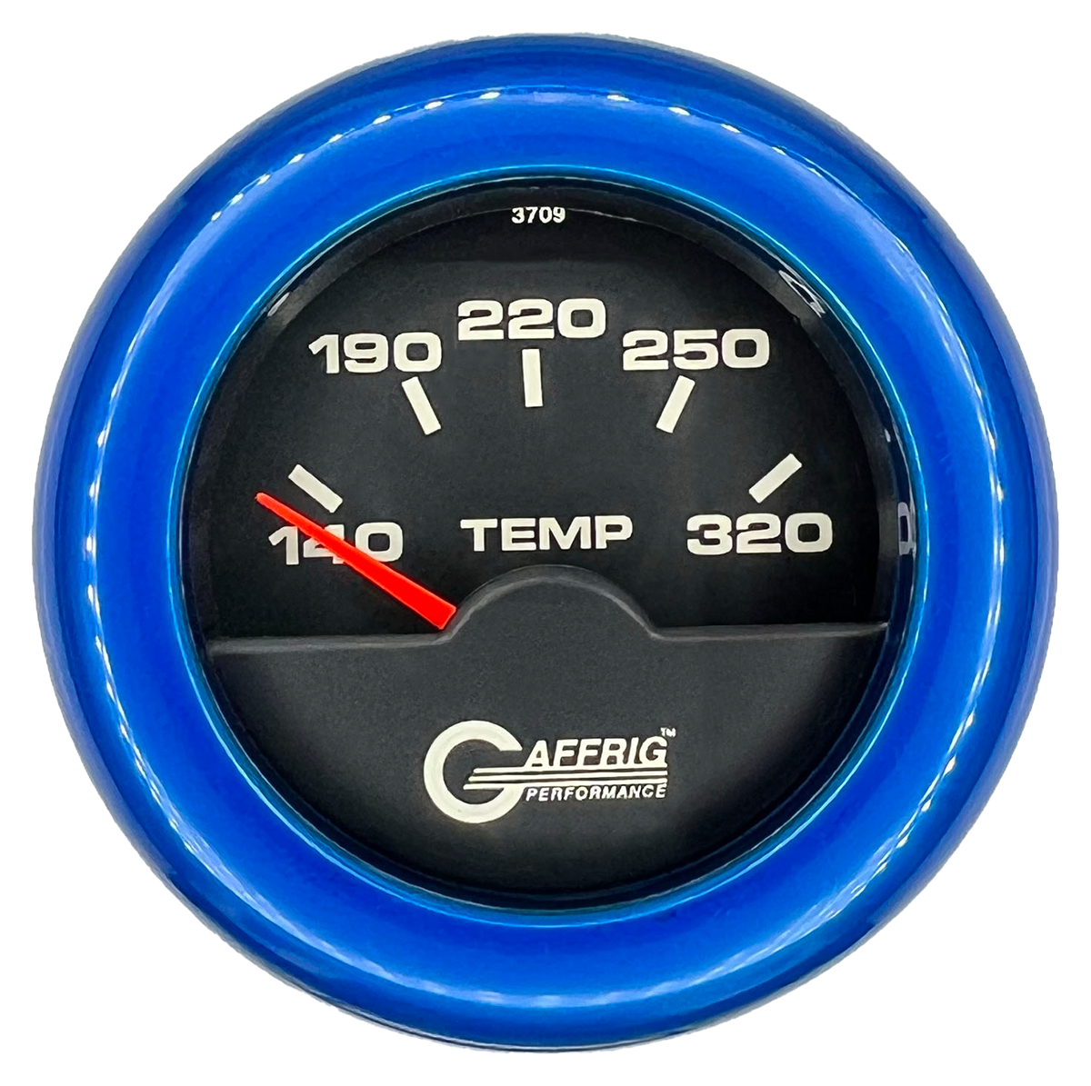 #5030 2 INCH ELECTRIC TRANS. TEMP. 140-320 F Black Blue / Step