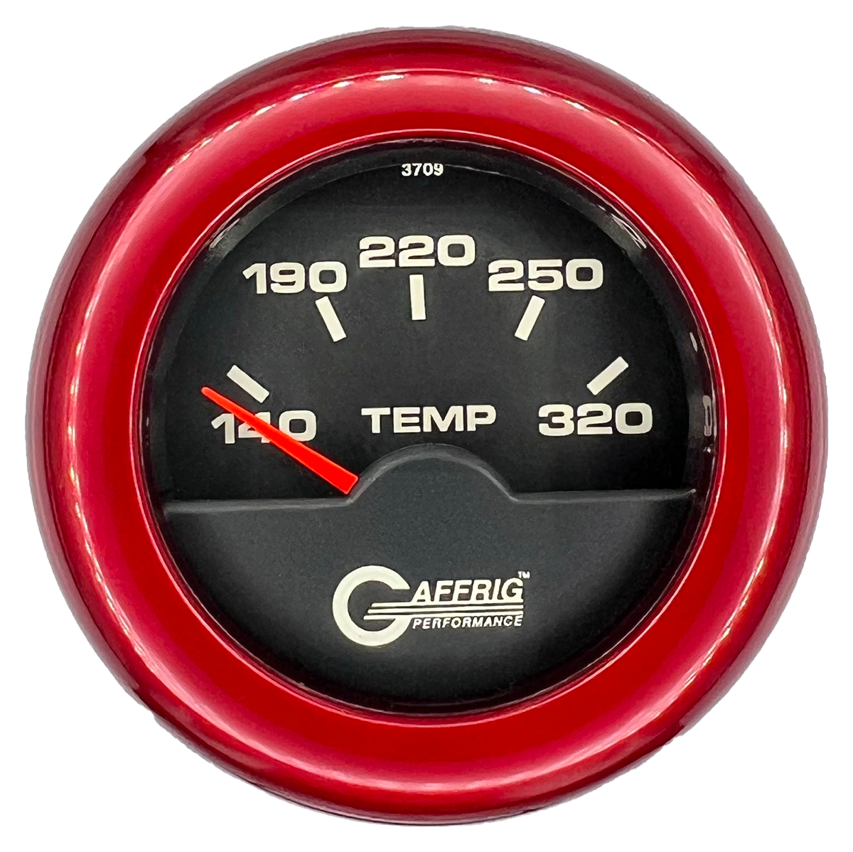 #5030 2 INCH ELECTRIC TRANS. TEMP. 140-320 F Black Red / Step