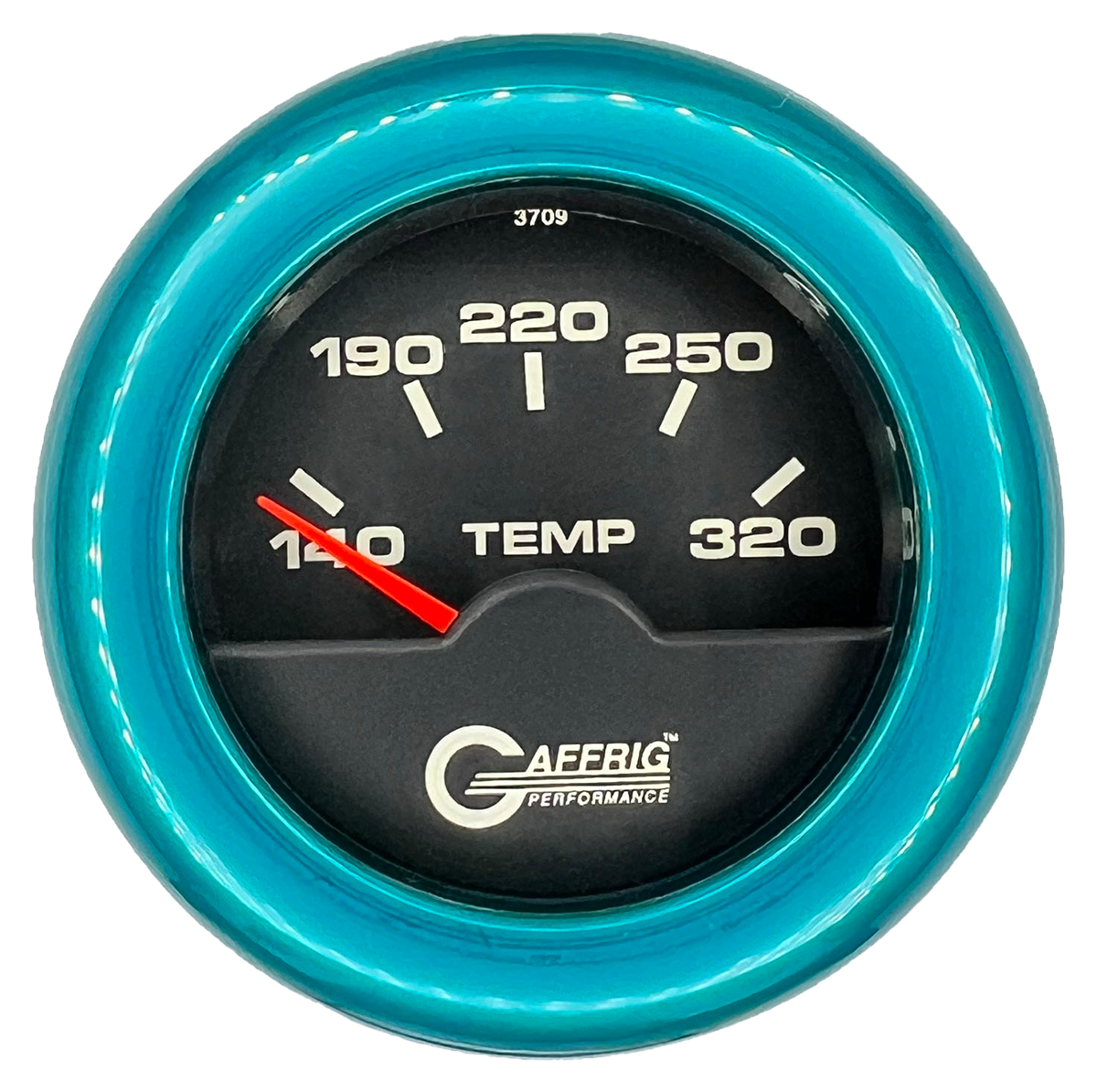 #5030 2 INCH ELECTRIC TRANS. TEMP. 140-320 F Black Teal / Step