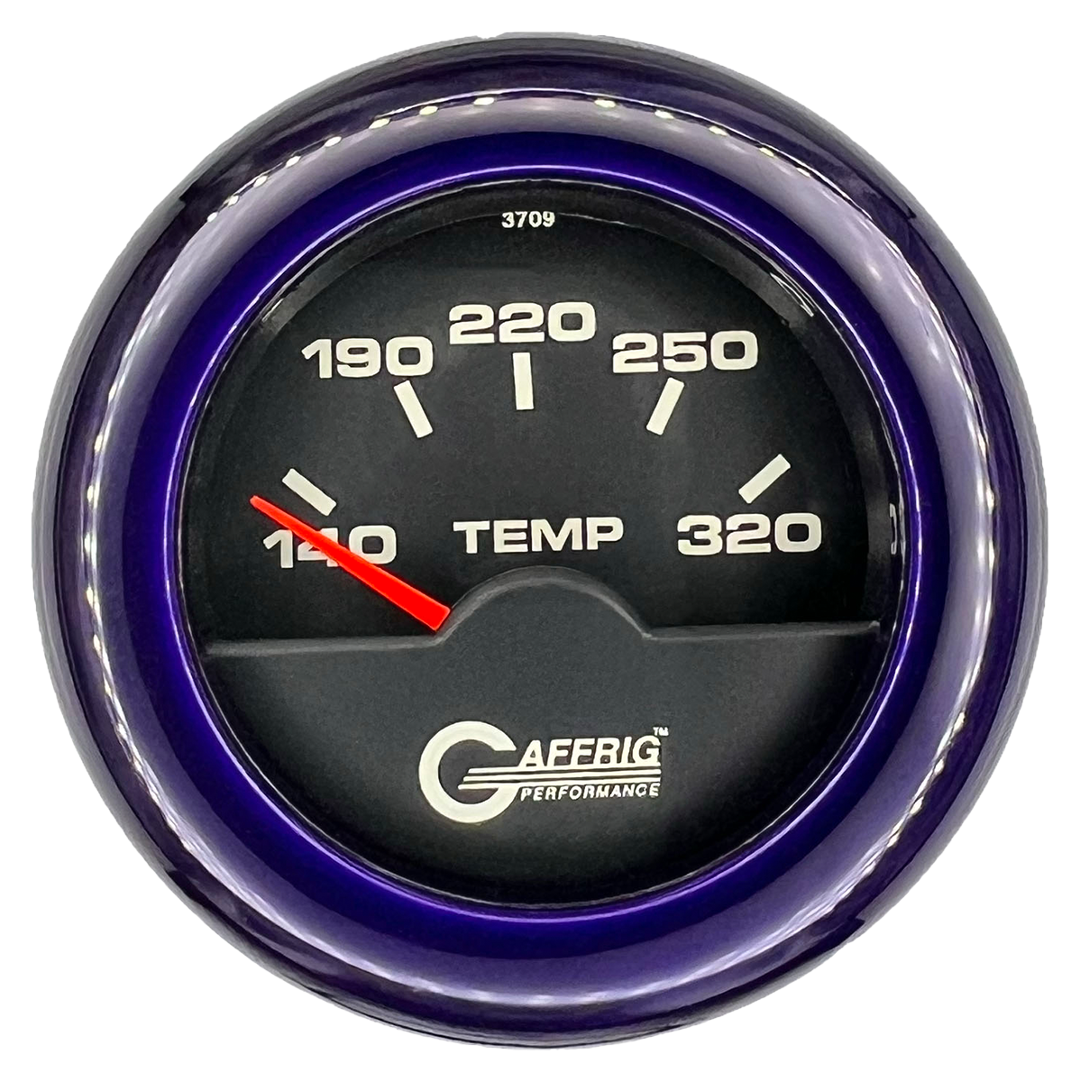 #5030 2 INCH ELECTRIC TRANS. TEMP. 140-320 F Black Purple / Step