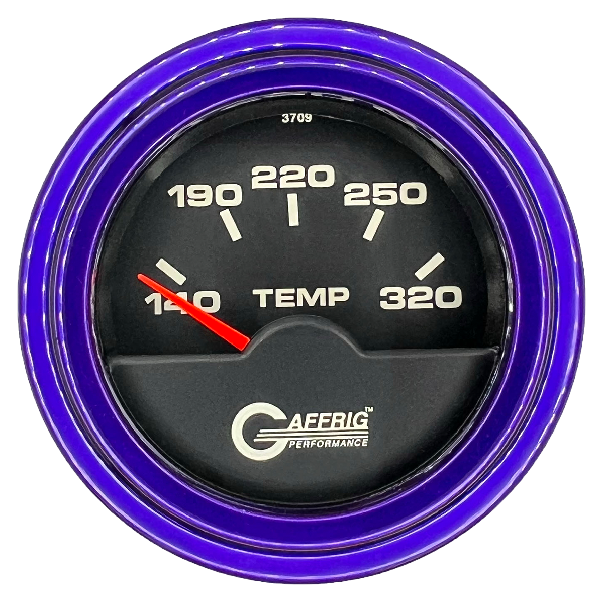 #5030 2 INCH ELECTRIC TRANS. TEMP. 140-320 F Black Purple / Step