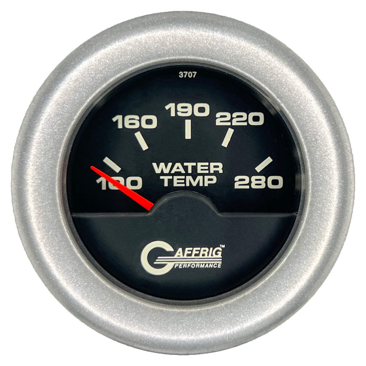 #5042 2 INCH ELECTRIC HIGH WATER TEMP. 100-280 F Black Platinum / Step