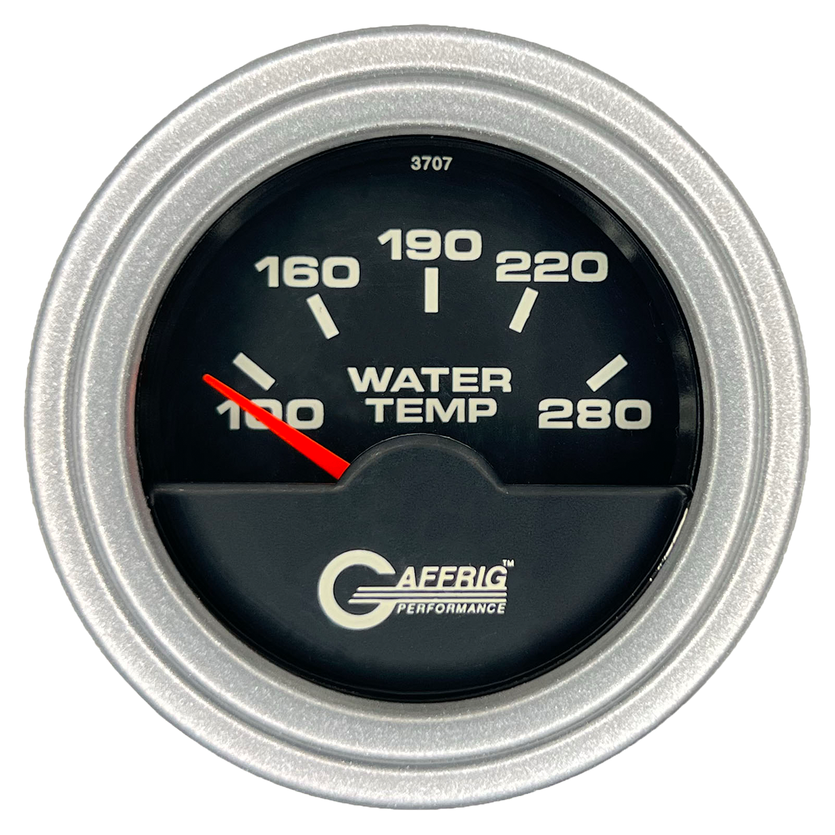 #5042 2 INCH ELECTRIC HIGH WATER TEMP. 100-280 F Black Platinum / Step