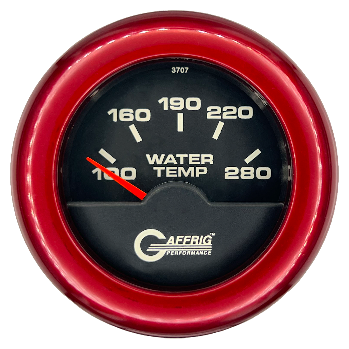 #5042 2 INCH ELECTRIC HIGH WATER TEMP. 100-280 F Black Red / Step