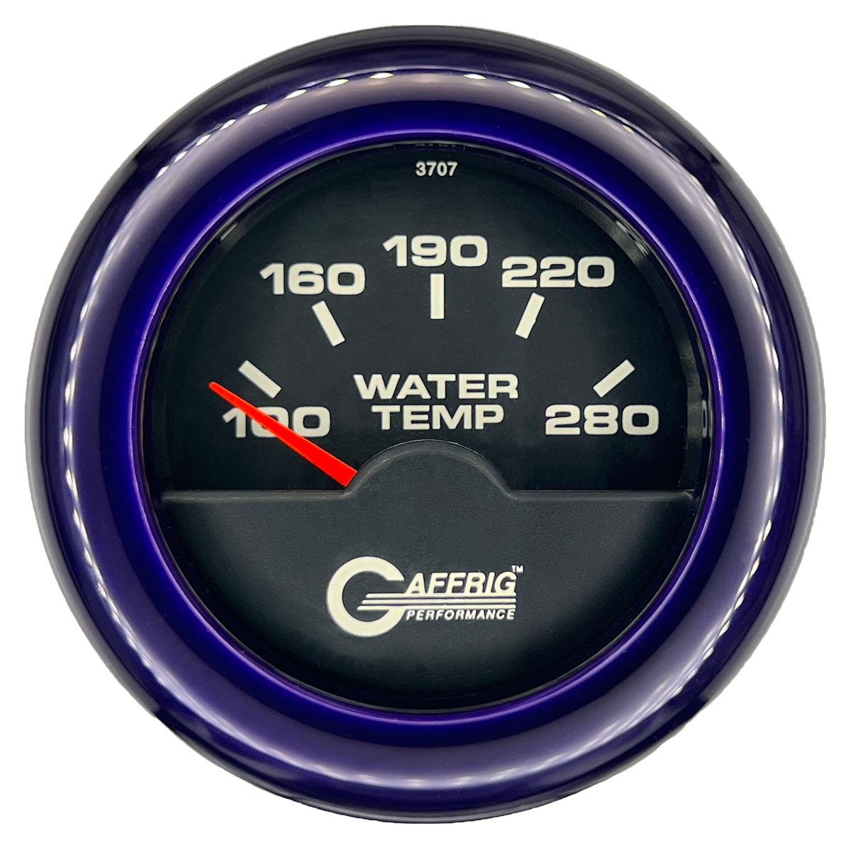 #5042 2 INCH ELECTRIC HIGH WATER TEMP. 100-280 F Black Purple / Step