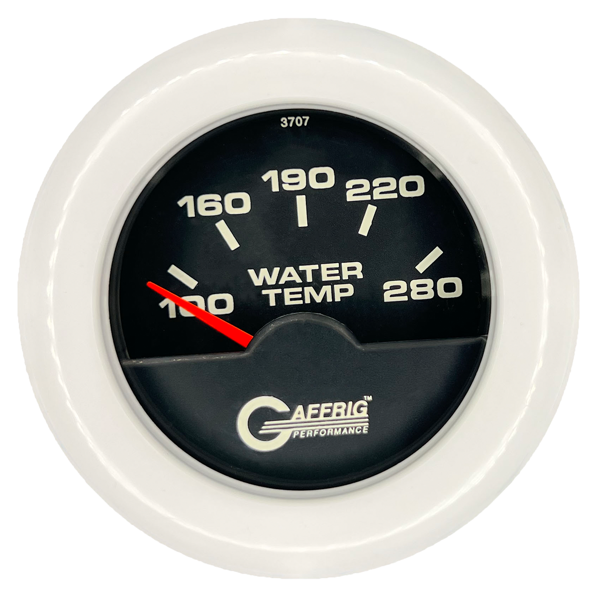 #5042 2 INCH ELECTRIC HIGH WATER TEMP. 100-280 F Black White / Step