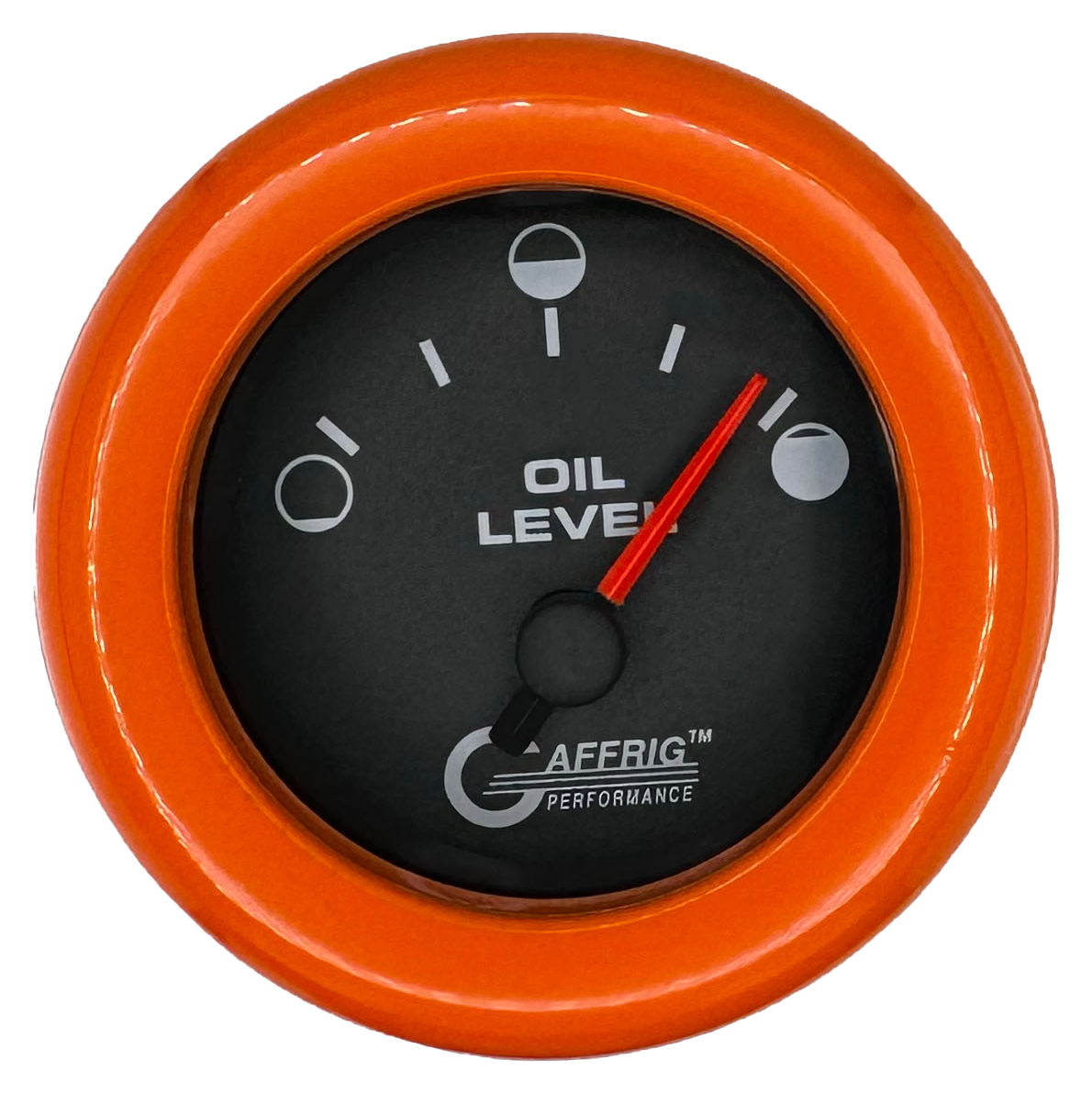 #5056 2 INCH ELECTRIC OIL LEVEL BLACK Orange / Fat