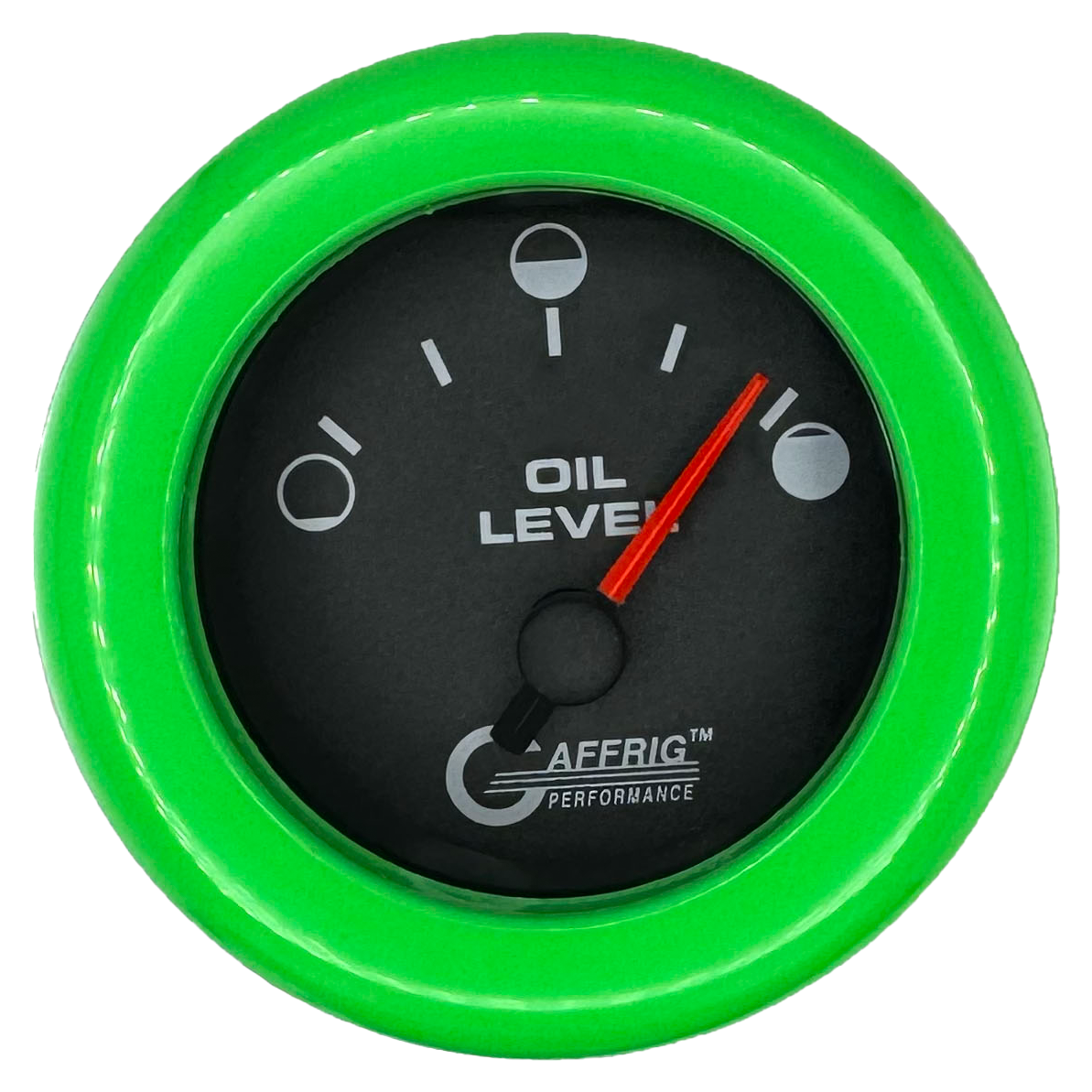 #5056 2 INCH ELECTRIC OIL LEVEL BLACK Lime Green / Fat