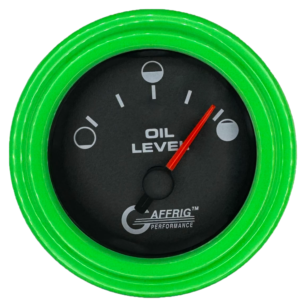 #5056 2 INCH ELECTRIC OIL LEVEL BLACK Lime Green / Fat