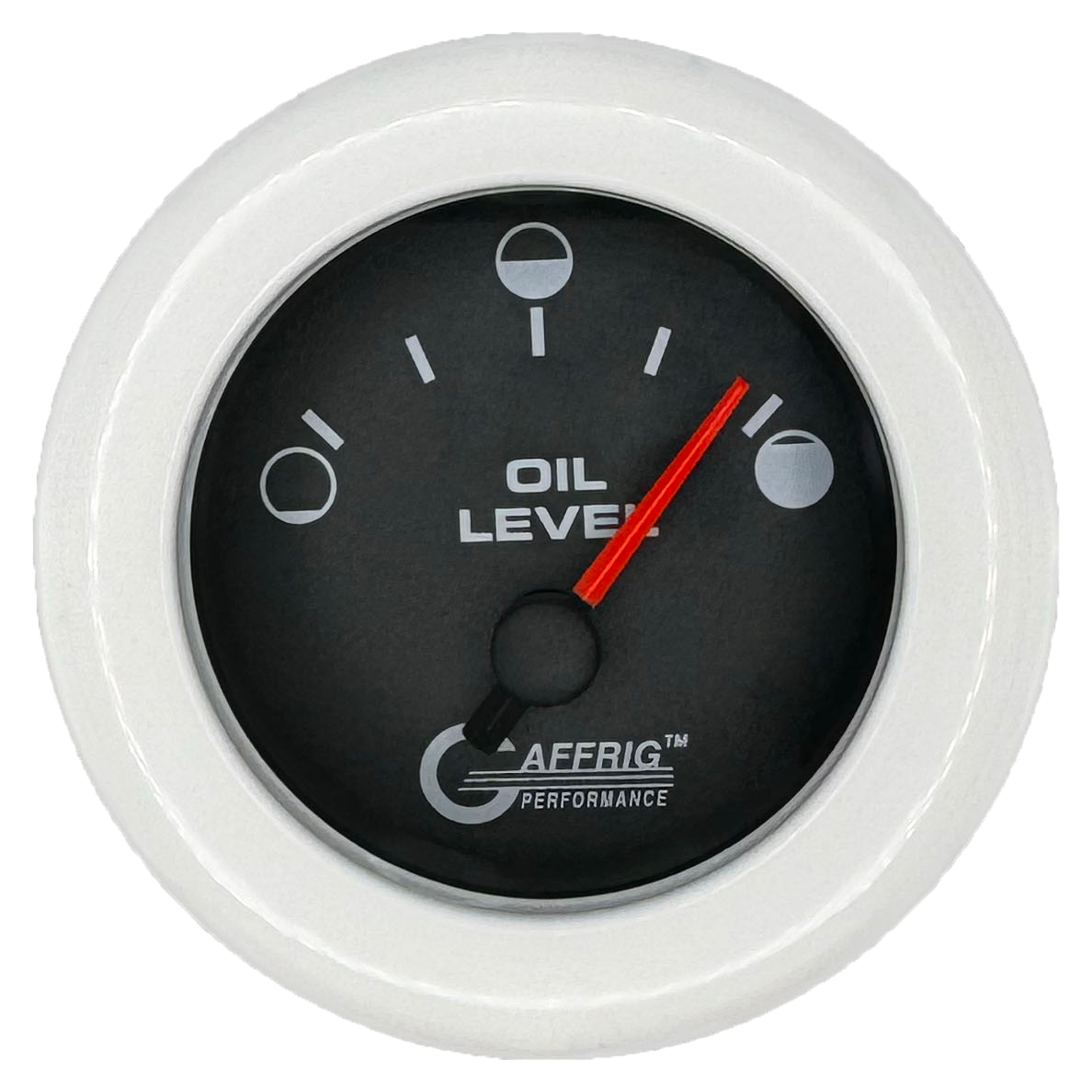 #5056 2 INCH ELECTRIC OIL LEVEL BLACK White / Step