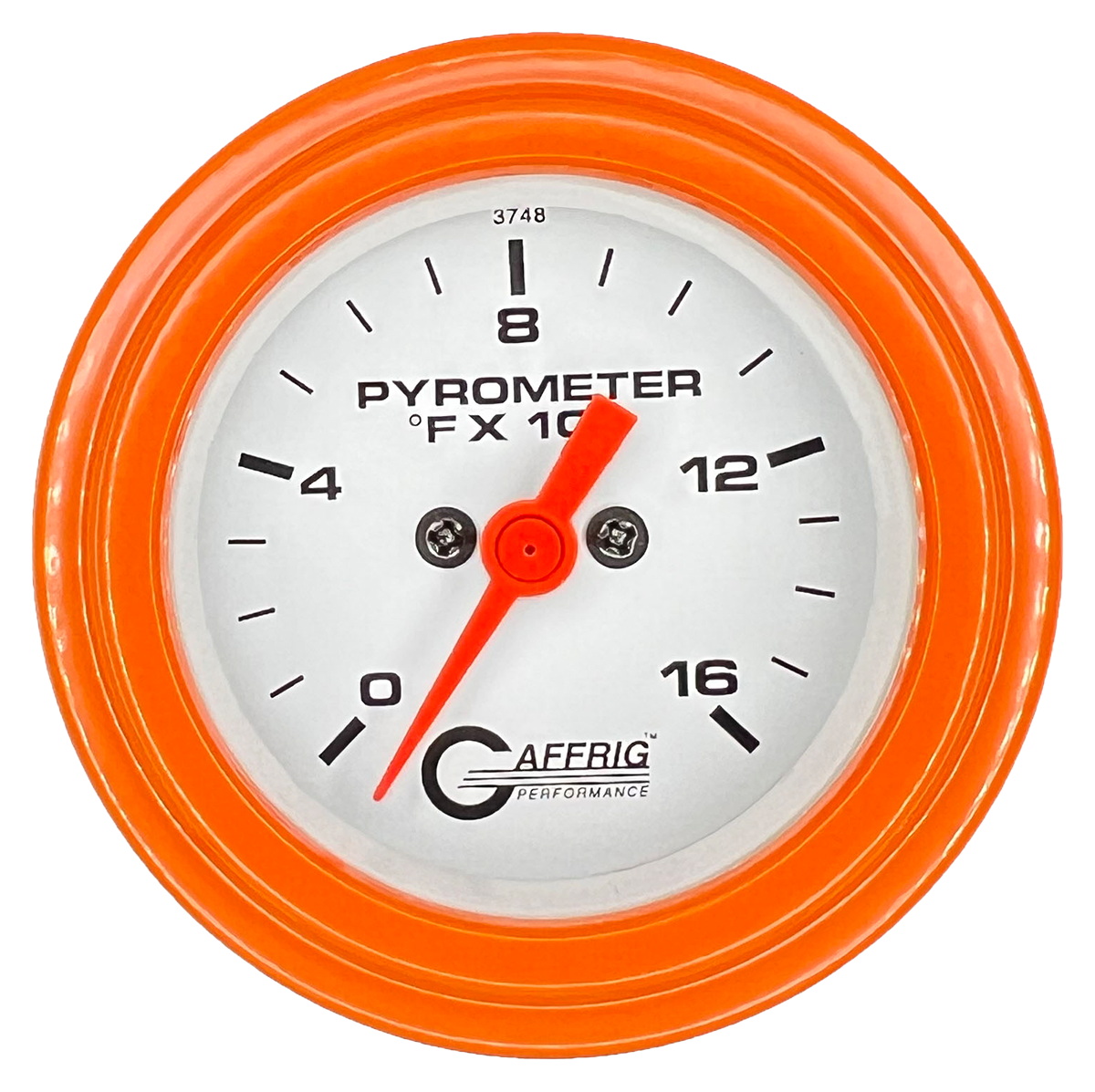 #5524 2 INCH ELECTRIC PYROMETER 0-1600 F White Orange / Step