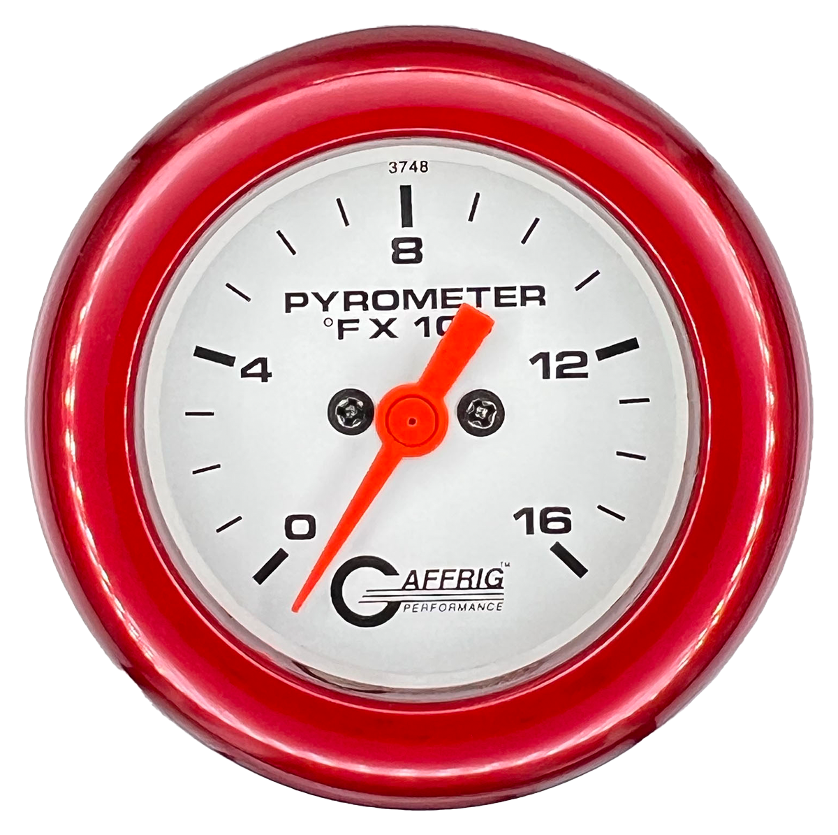 #5524 2 INCH ELECTRIC PYROMETER 0-1600 F White Red / Step