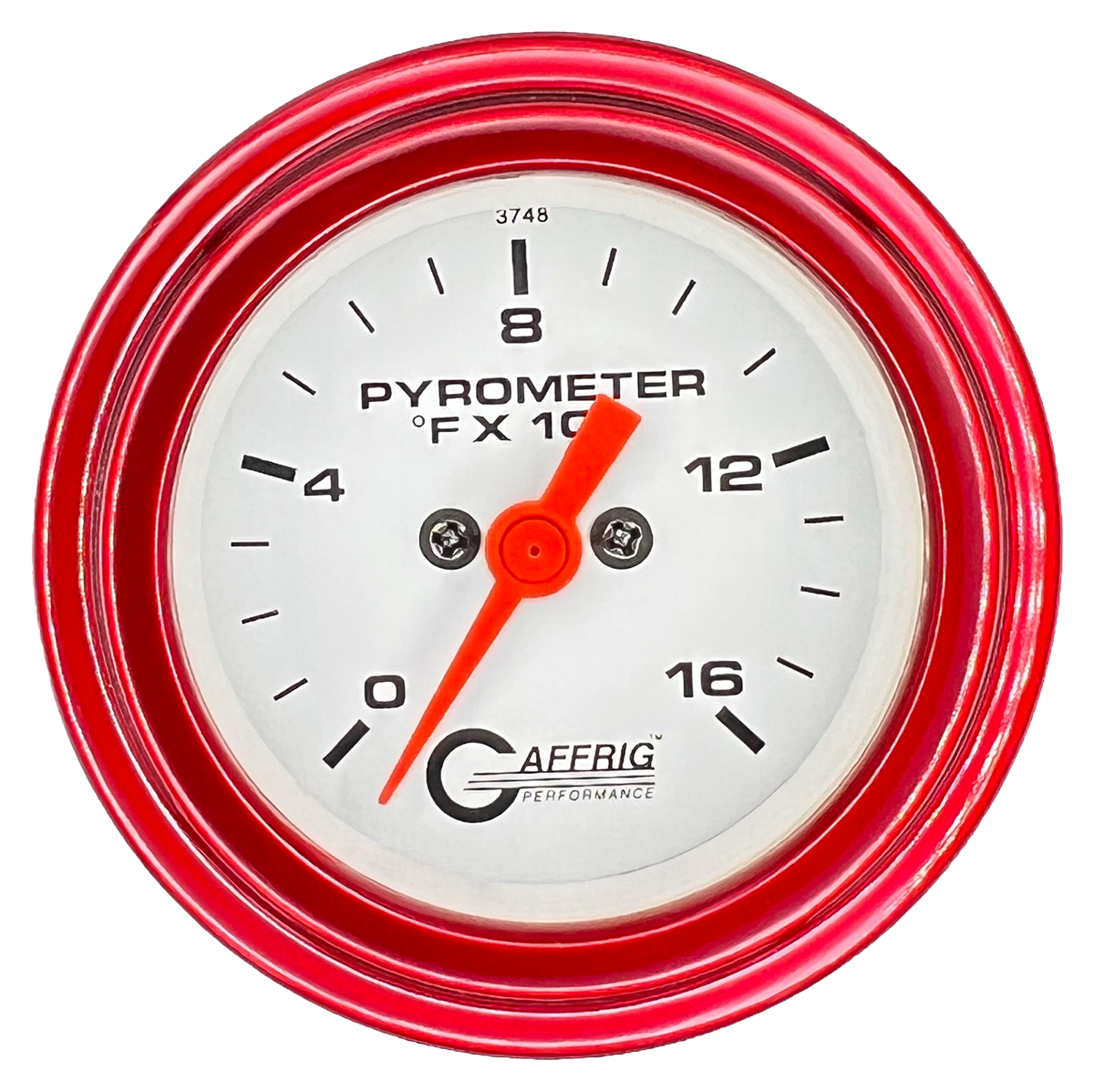 #5524 2 INCH ELECTRIC PYROMETER 0-1600 F White Red / Step