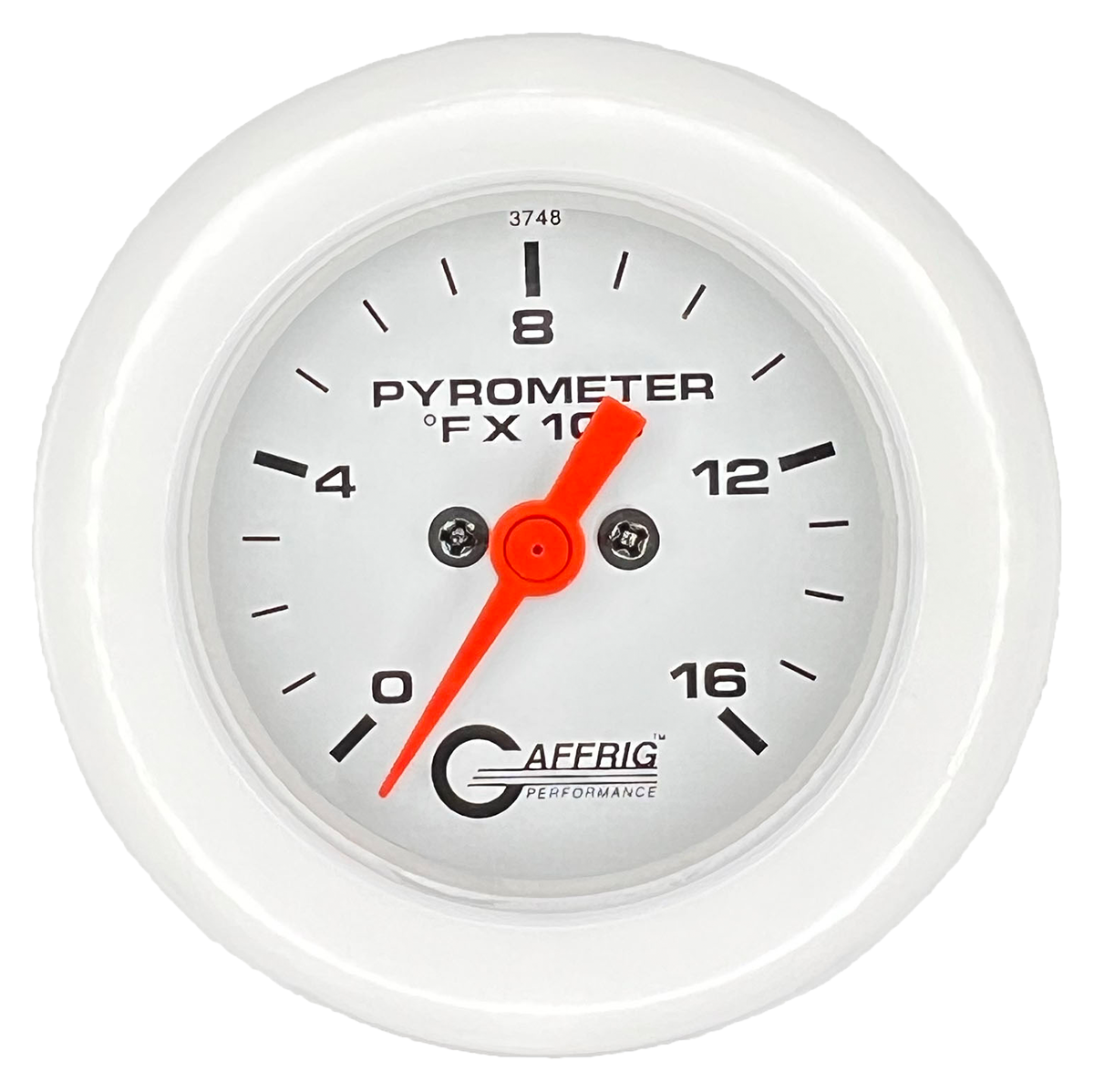 #5524 2 INCH ELECTRIC PYROMETER 0-1600 F White White / Fat