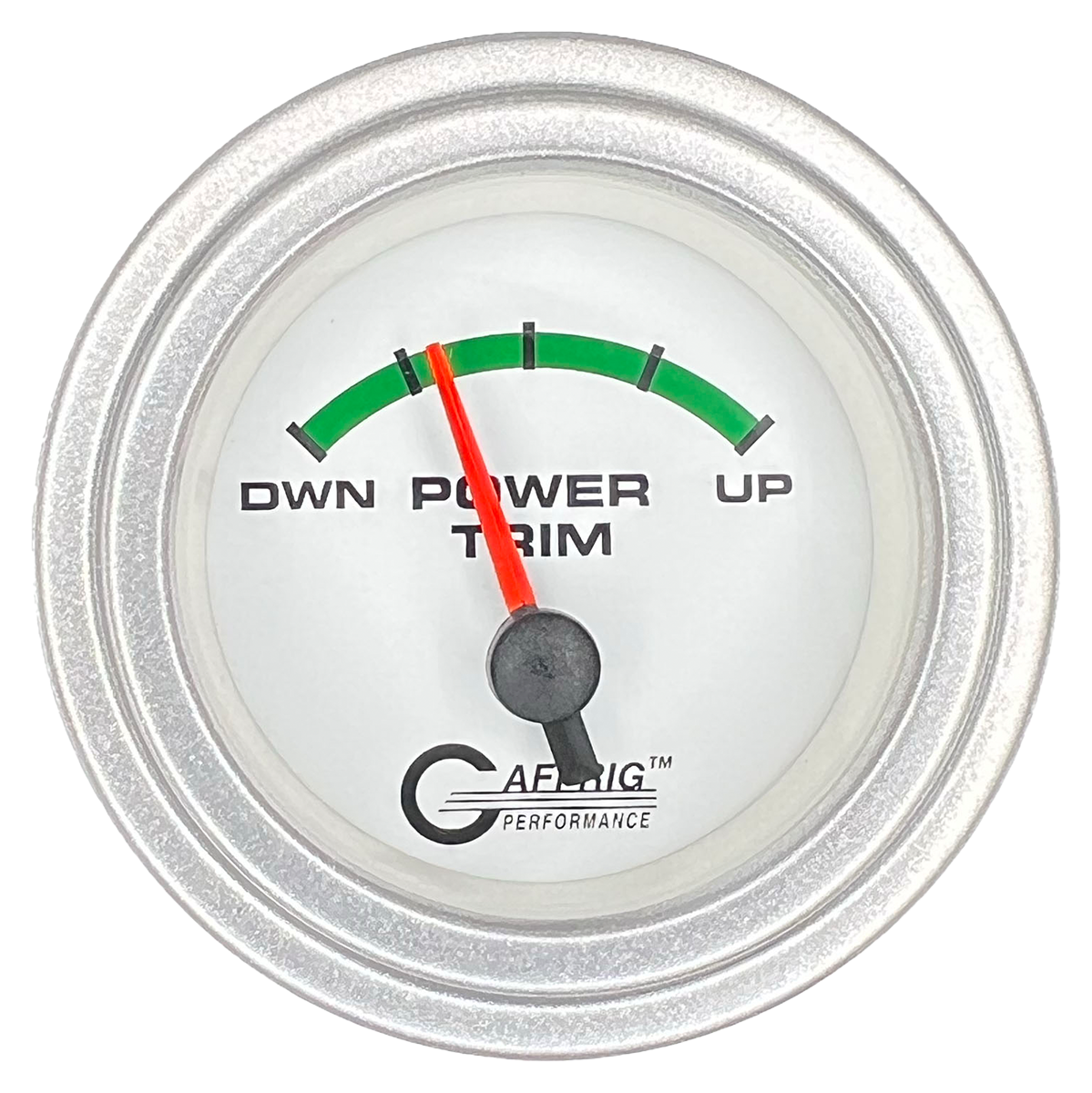 #5528 2 INCH ELECTRIC TRIM METER OMC White Platinum / Step