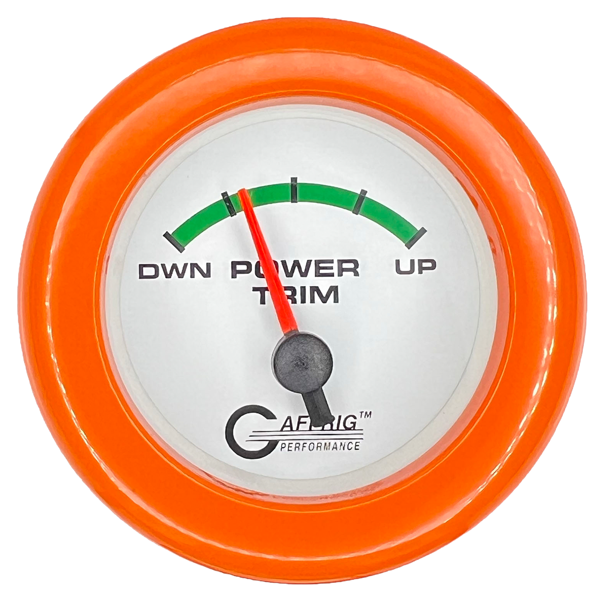 #5528 2 INCH ELECTRIC TRIM METER OMC White Orange / Step