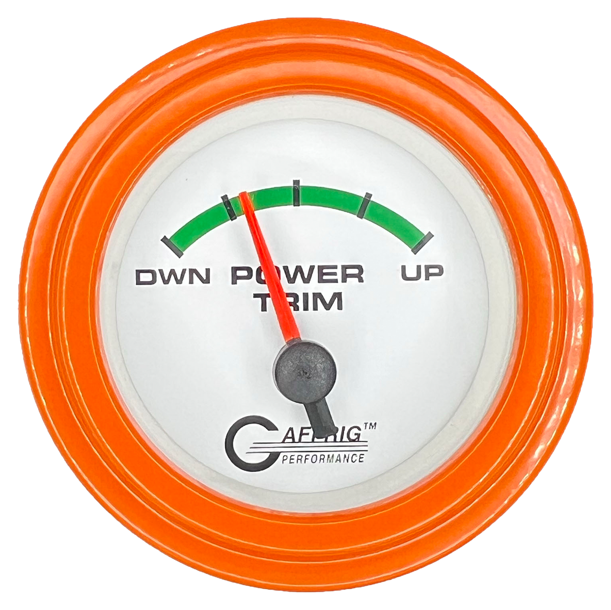#5528 2 INCH ELECTRIC TRIM METER OMC White Orange / Step