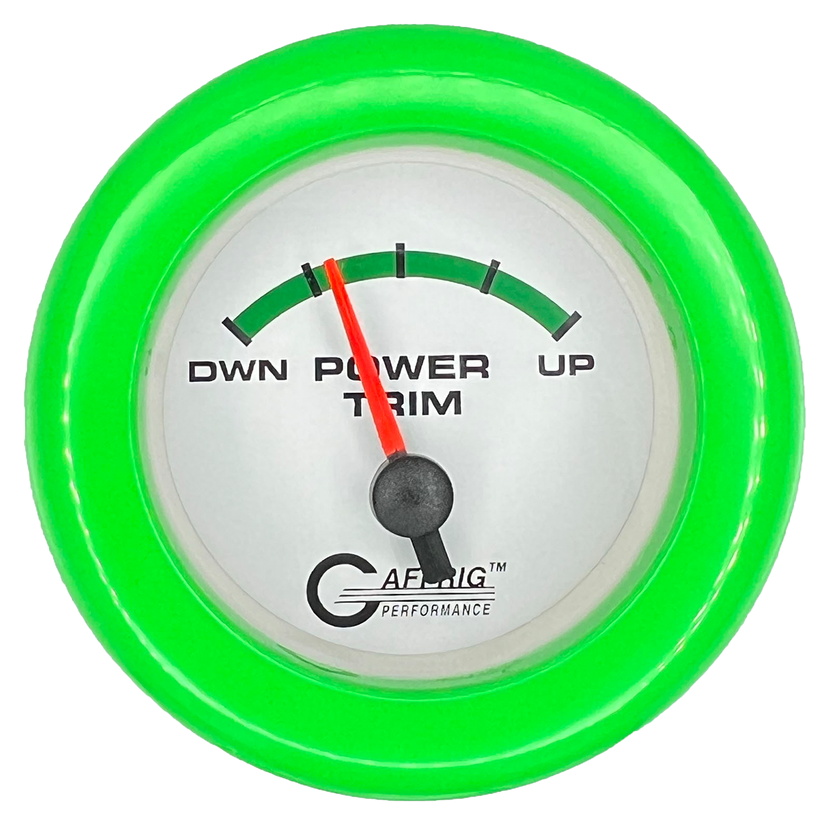 #5528 2 INCH ELECTRIC TRIM METER OMC White Lime Green / Step