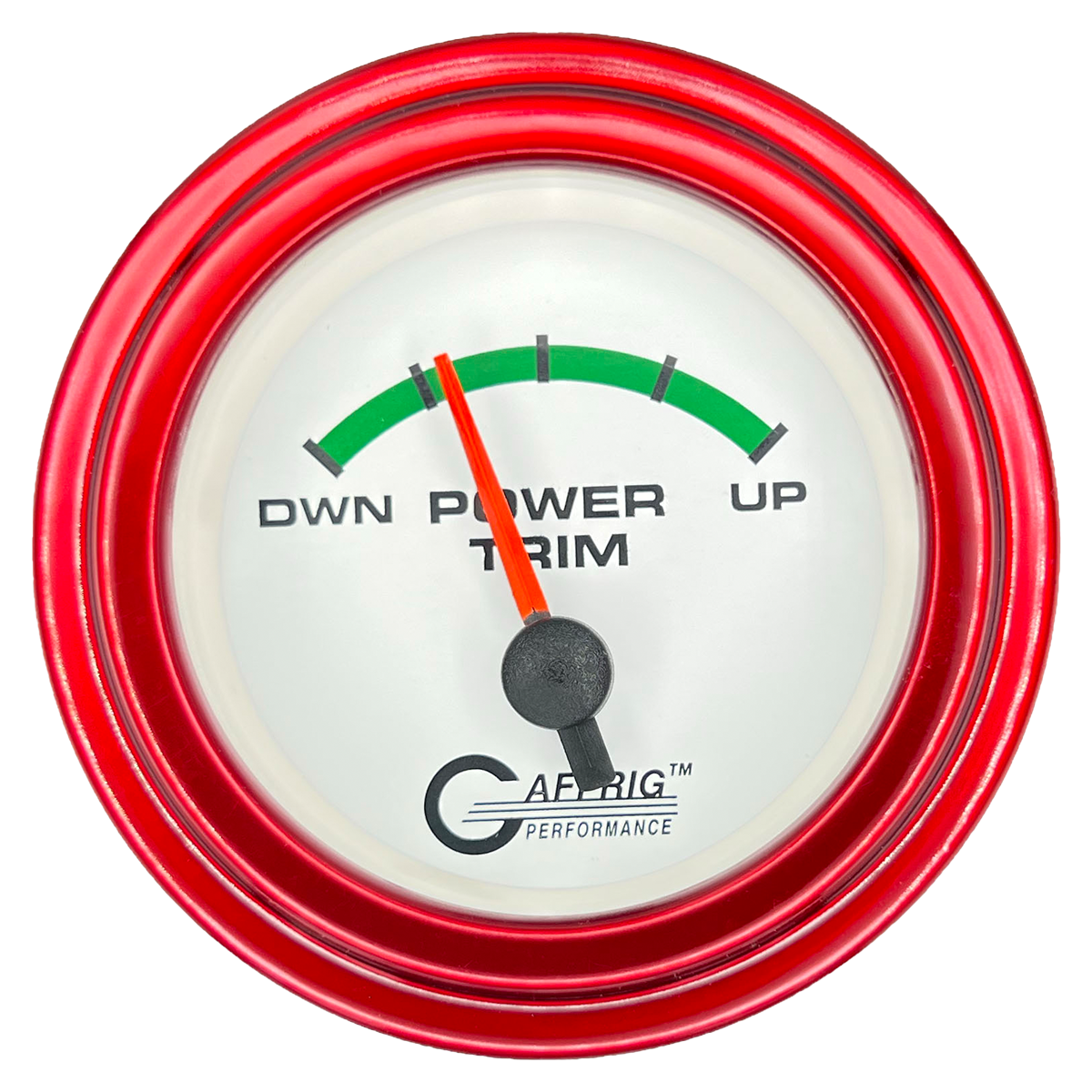 #5528 2 INCH ELECTRIC TRIM METER OMC White Red / Step