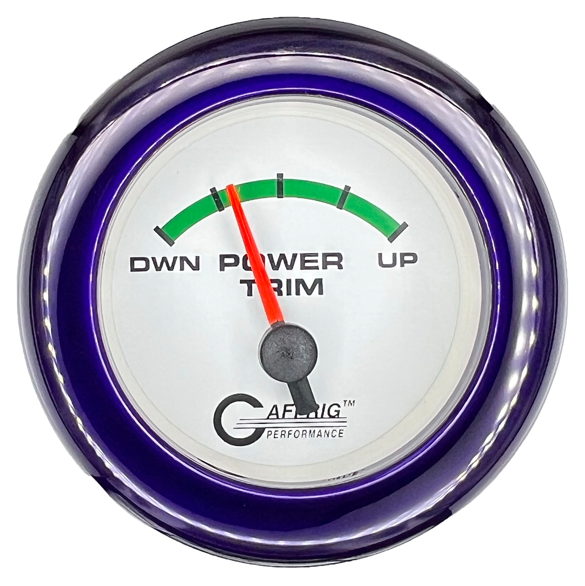 #5528 2 INCH ELECTRIC TRIM METER OMC White Purple / Step