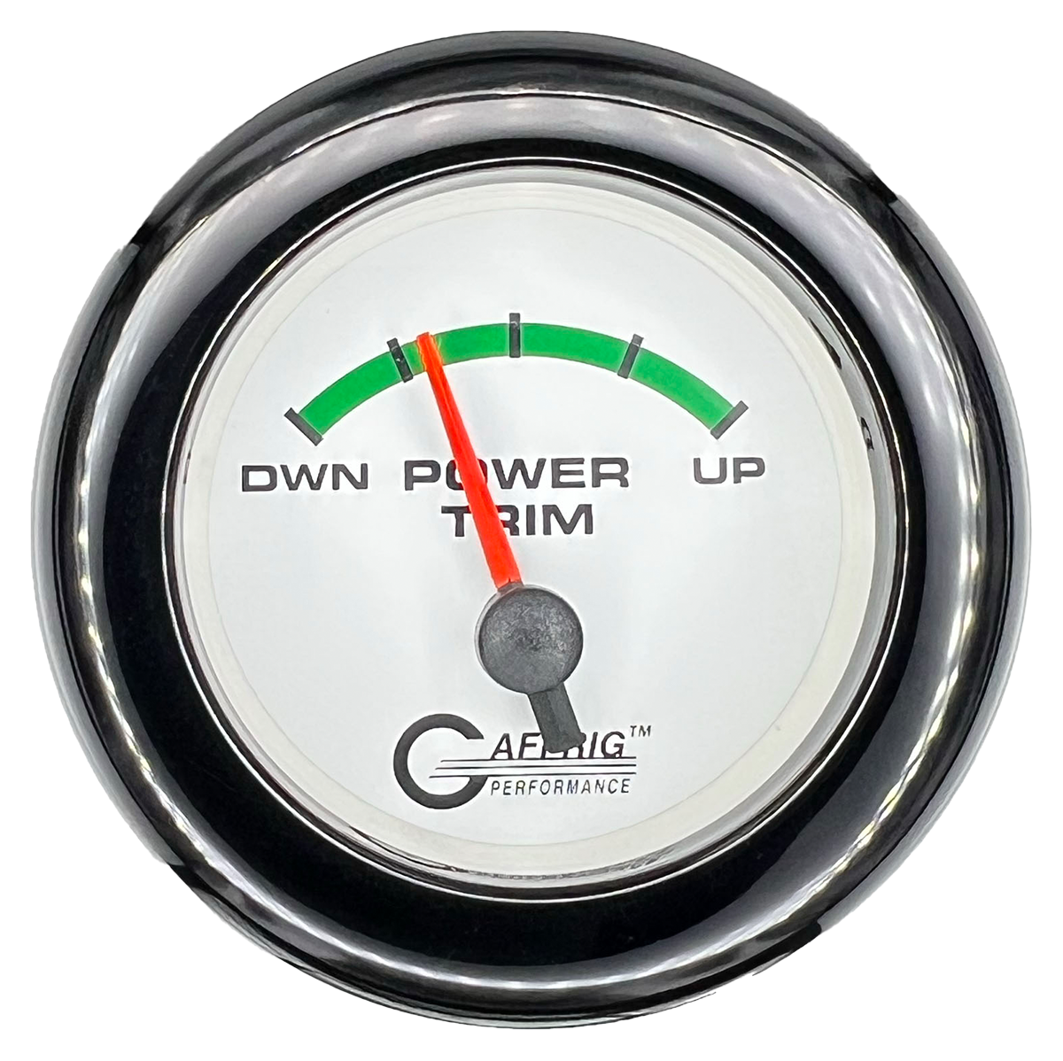 #5528 2 INCH ELECTRIC TRIM METER OMC White Black / Step