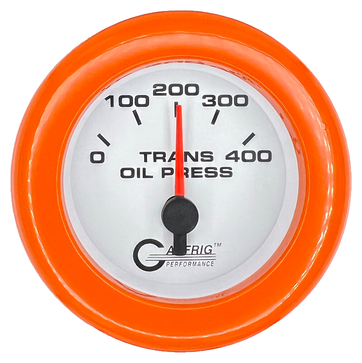#5529 2 INCH ELECTRIC TRANS. PRESSURE 0-400 PSI White Orange / Step