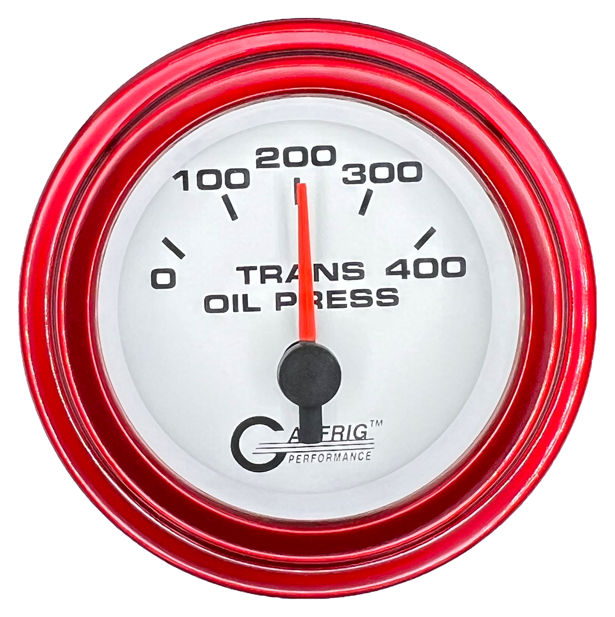 #5529 2 INCH ELECTRIC TRANS. PRESSURE 0-400 PSI White Red / Step