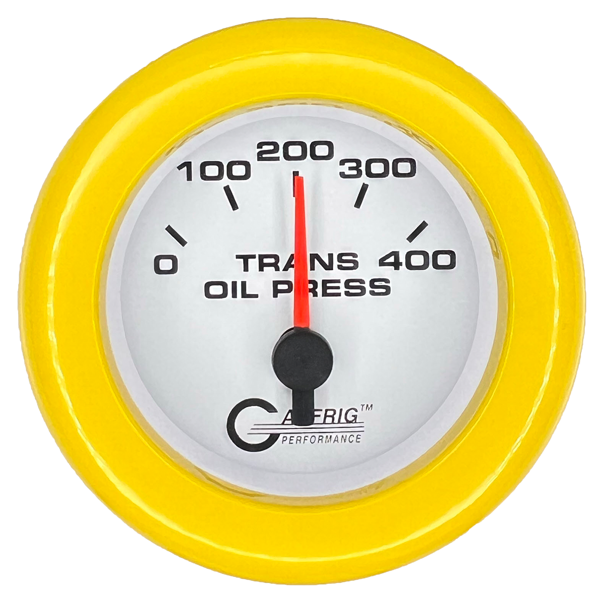 #5529 2 INCH ELECTRIC TRANS. PRESSURE 0-400 PSI White Yellow / Step