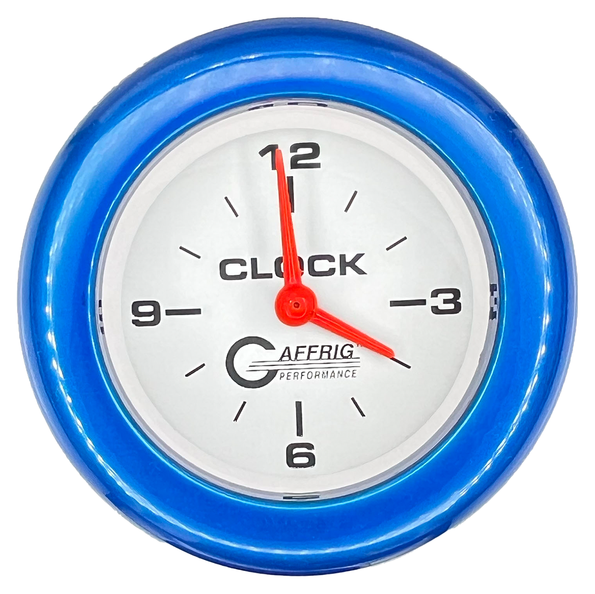 #5554 2 INCH ELECTRIC CLOCK WHITE Blue / Step