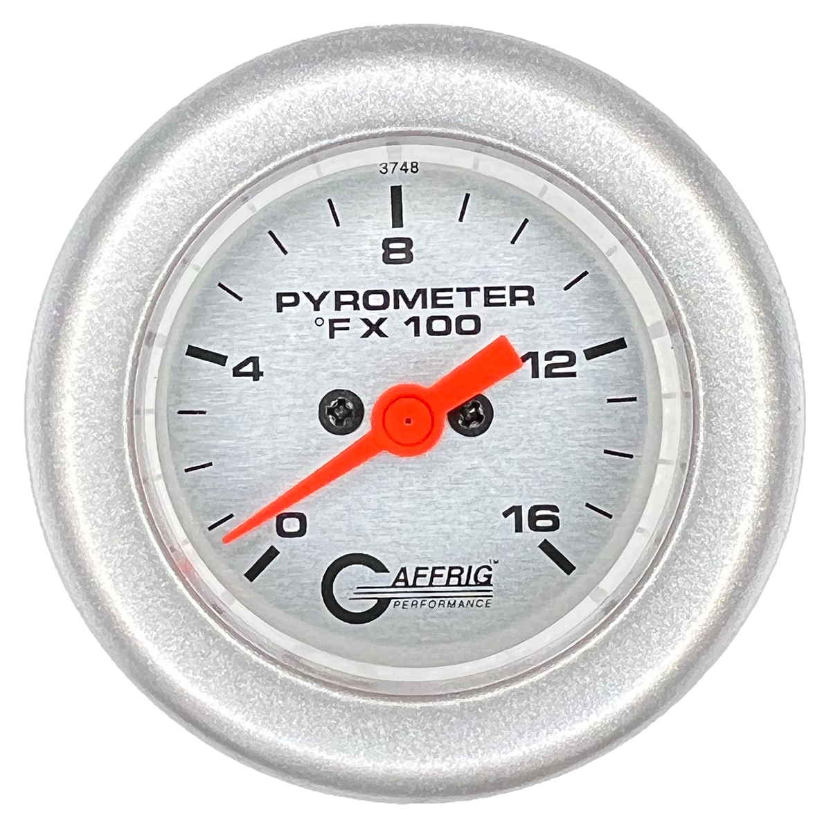 #5824 2 INCH ELECTRIC PYROMETER 0-1600 F PLATINUM Platinum / Fat