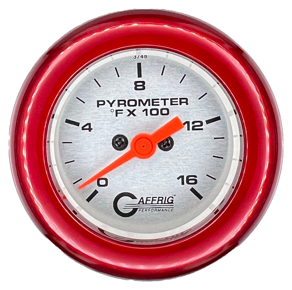 #5824 2 INCH ELECTRIC PYROMETER 0-1600 F PLATINUM Red / Step