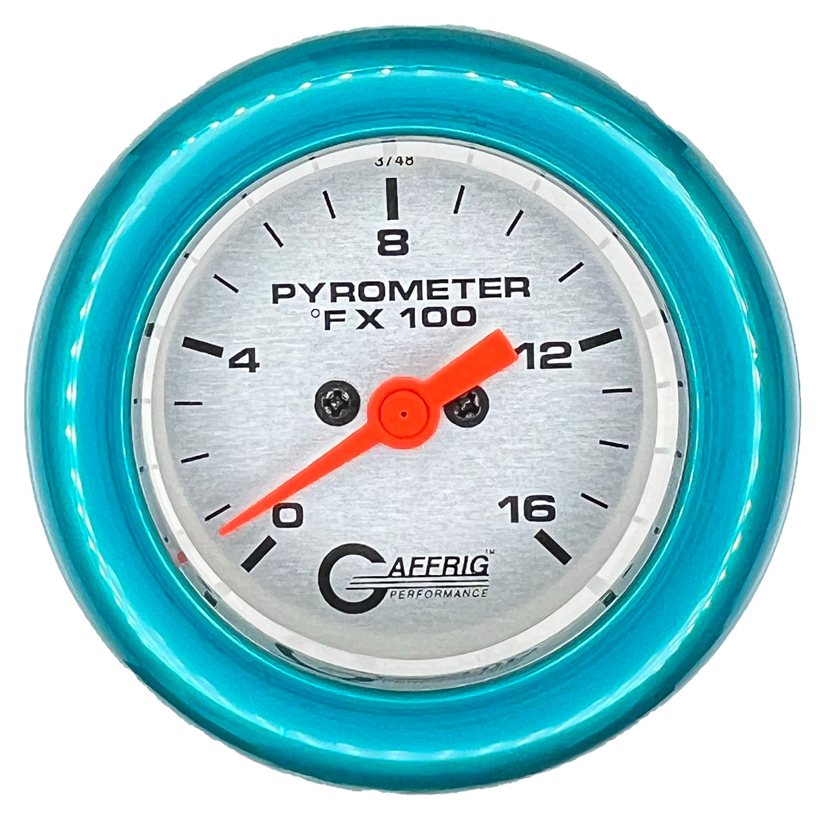 #5824 2 INCH ELECTRIC PYROMETER 0-1600 F PLATINUM Teal / Step