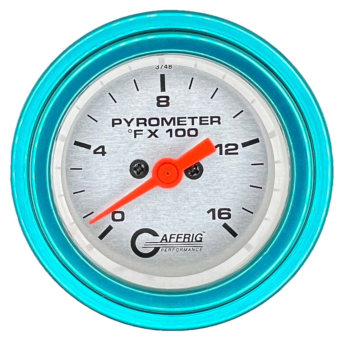 #5824 2 INCH ELECTRIC PYROMETER 0-1600 F PLATINUM Teal / Step