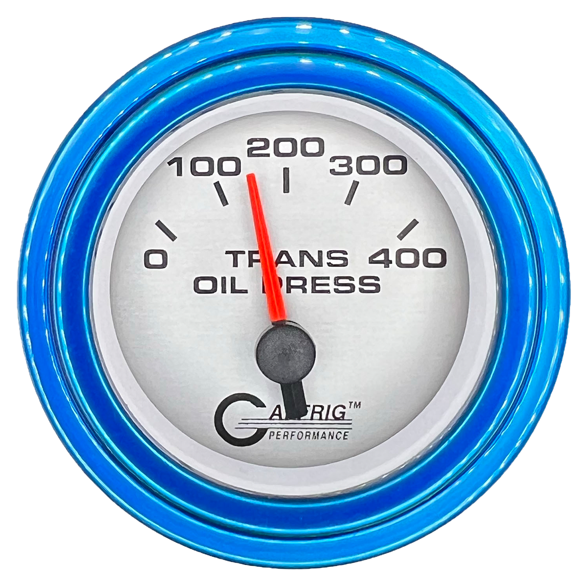 #5829 2 INCH ELECTRIC TRANS. PRESSURE 0-400 PSI PLATINUM Blue / Step
