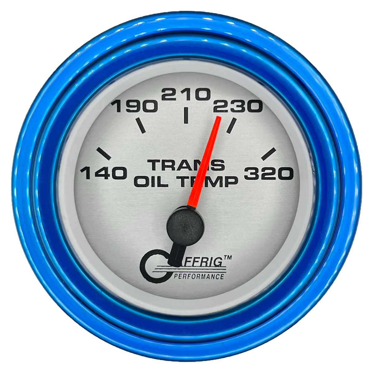 #5830 2 INCH ELECTRIC TRANS. TEMP. 140-320 F PLATINUM Blue / Step