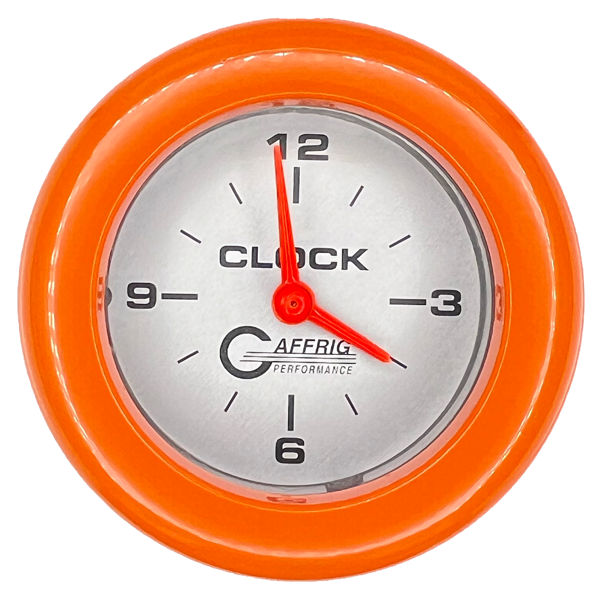 #5854 2 INCH ELECTRIC CLOCK PLATINUM Orange / Step