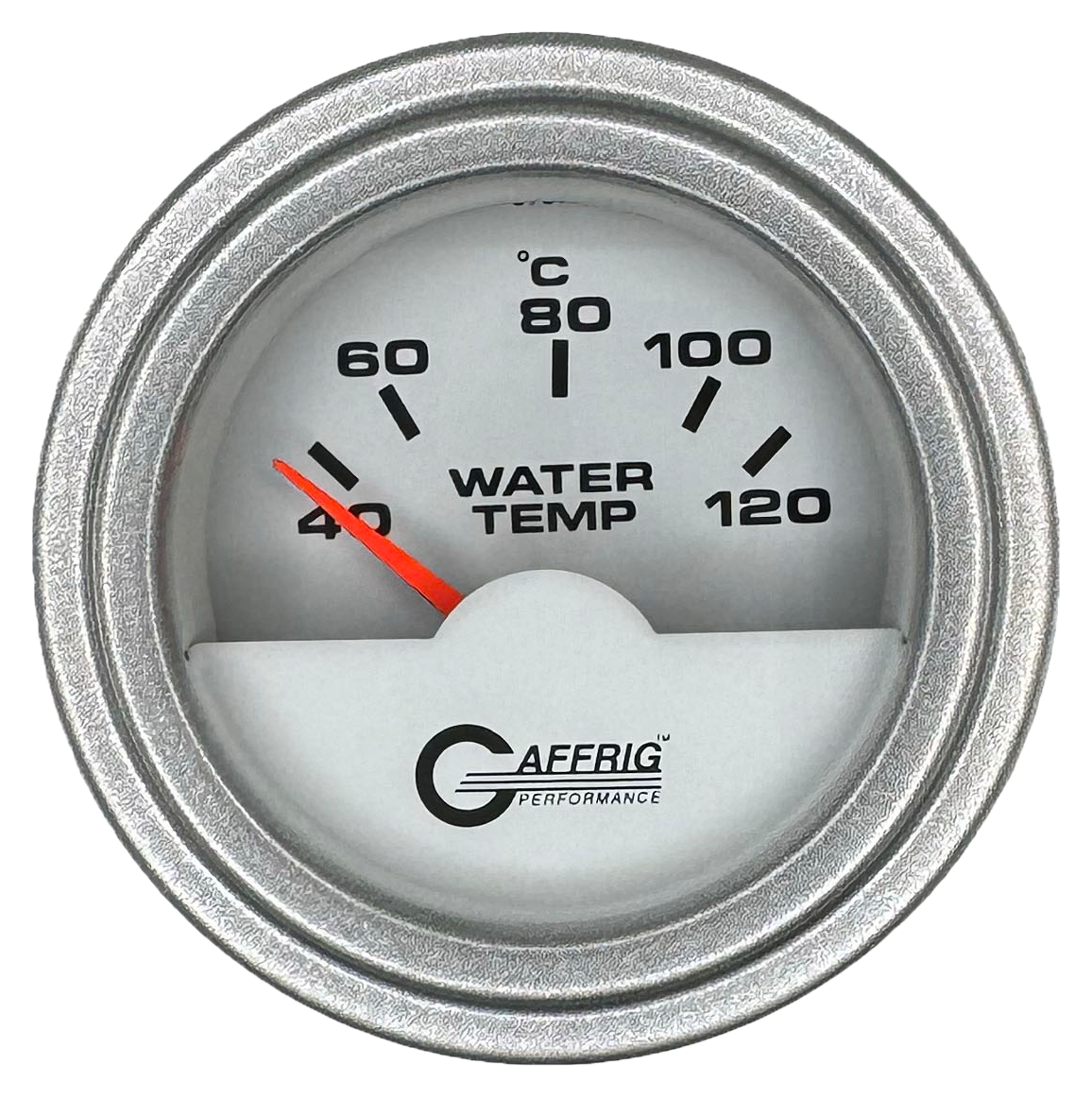 #5876 2 INCH INTERNATIONAL ELECTRIC WATER TEMP. 40-120 C WHITE Platinum / Step