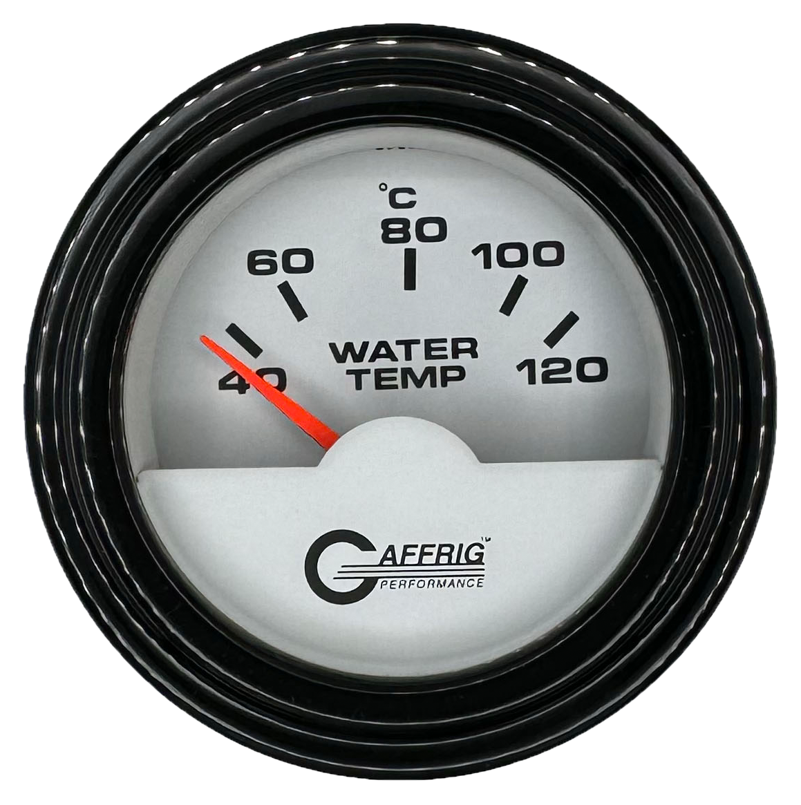 #5876 2 INCH INTERNATIONAL ELECTRIC WATER TEMP. 40-120 C WHITE Black / Step