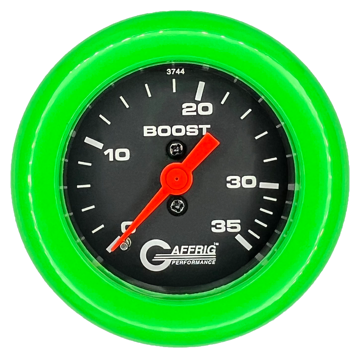 #6002 2 INCH MECHANICAL BOOST 0-35 PSI BLACK Lime Green / Step